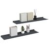 vidaXL Floating Shelf 2 pcs Anthracite 80 x 18 x 2.5 cm Steel