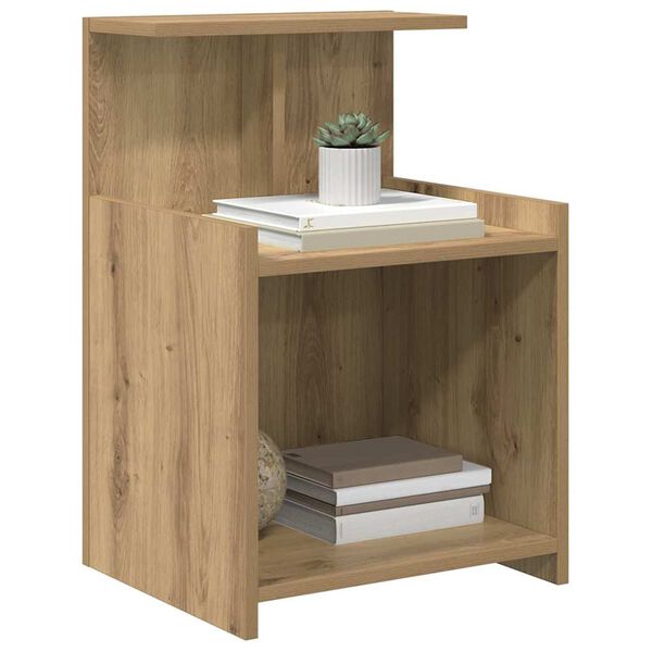 vidaXL Bedside Cabinet 2 pcs Artisan Oak 40 x 35 x 60 cm