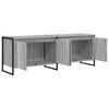 vidaXL TV Cabinet Grey Sonoma 140 x 36 x 49.5 cm Engineered Wood