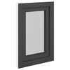 vidaXL Basement Window "RISOR" 50x75 cm Tilt&Turn DIN Right Anthracite