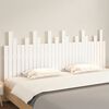 vidaXL Wall Headboard White 185x3x80 cm Solid Wood Pine