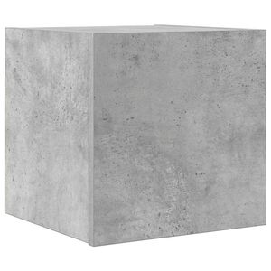 vidaXL Wall Mounted TV Cabinet Concrete Grey 30,5x30x30 cm
