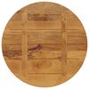 vidaXL Table Top &Oslash; 80x2.5 cm Round Solid Wood Mango
