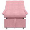 vidaXL Sofa Bed Pink 67 x 194 x 38 cm Velvet