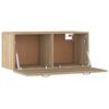 vidaXL Wall Cabinet Sonoma Oak 80x36.5x35 cm Engineered Wood