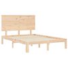 vidaXL Bed Frame without Mattress Small Double Solid Wood Pine