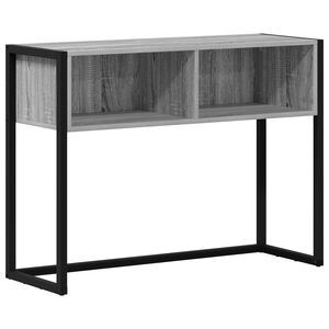 vidaXL End Table Grey Sonoma 100 x 36 x 75 cm Engineered Wood