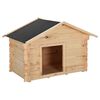 vidaXL Dog House 120x70x100.6 cm Solid Pine Wood 14 mm