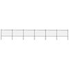 vidaXL Garden Fence with Spear Top Steel 1005x120 cm Black