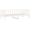 vidaXL Day Bed without Mattress White 80x200cm Solid Wood Pine