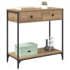vidaXL Console Table Artisan Oak 75 x 34.5 x 75 cm Engineered Wood