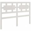 vidaXL Bed Frame without Mattress White 200x200 cm Solid Wood