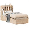 vidaXL Bed Frame without Mattress 100x200 cm Solid Wood Pine