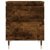 vidaXL Bedside Cabinets 2 pcs Smoked Oak 40x35x50 cm Engineered Wood