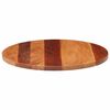vidaXL Table Top Solid Wood Acacia Round 25-27 mm 50 cm