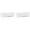vidaXL TV Cabinets 2 pcs White 80x31x25,5 cm Engineered Wood