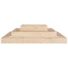 vidaXL Planter 110x110x27 cm Solid Wood Pine