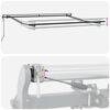 vidaXL Automatic Retractable Awning Anthracite and White 300x250 cm