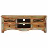 vidaXL TV Cabinet 110x30x40 cm Solid Wood Reclaimed