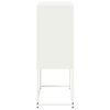 vidaXL Highboard White 68.5x38.5x107 cm Steel