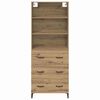 vidaXL Highboard Artisan Oak 69.5 x 34 x 180 cm Engineered Wood