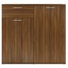 vidaXL Sideboard Brown Oak 80x36x75 cm Engineered Wood