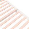vidaXL Bed Frame without Mattress White Solid Wood 140x190 cm