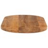 vidaXL Table Top 110x50x2.5 cm Oval Solid Wood Mango