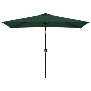 vidaXL Garden Parasol 200 x 300 cm Green Rectangular