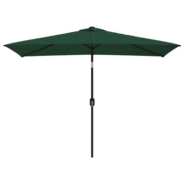 vidaXL Garden Parasol 200 x 300 cm Green Rectangular