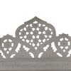 vidaXL Hand carved 3-Panel Room Divider Grey 120x165 cm Solid Mango Wood