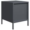 vidaXL Bedside Cabinet Anthracite 35x39x43.5 cm Steel