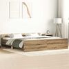 vidaXL Bed Frame without Mattress Artisan Oak 160x200cm Engineered Wood