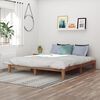 vidaXL Bed Frame without Mattress Solid Teak Wood 180x200 cm Super King