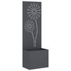 vidaXL Garden Privacy Screen Anthracite 50 x 150 cm Cold-rolled steel