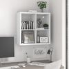 vidaXL Wall Cube Shelf White 69.5x29.5x69.5 cm MDF