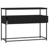 vidaXL Console Table Black 100x40x75 cm Engineered Wood