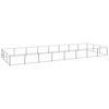 vidaXL Dog Kennel | Silver | Steel | Large | Durable | Dog Kennel | Rectangular