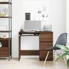 vidaXL Desk Brown Oak 90x45x76 cm Engineered Wood