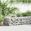 vidaXL Gabion Wall with Covers Galvanised Steel 300x30x50 cm