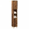 vidaXL Bathroom Cabinet Old Wood 30x30x190 cm Engineered Wood
