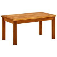 vidaXL Garden Coffee Table 70x40x36 cm Solid Acacia Wood