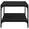 vidaXL Coffee Table Black Oak 82 x 50 x 40 cm Engineered Wood