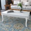 vidaXL Coffee Table 115x65x42 cm High Gloss White