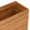 vidaXL Raised Bed 100x40x72 cm Recycled Teak Wood and Steel