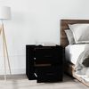 vidaXL Bedside Cabinet Black 50x39x47 cm