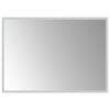 vidaXL LED Bathroom Mirror Transparent 70 x 50 cm Tempered Glass