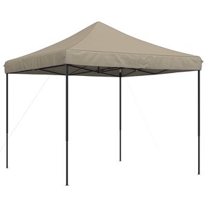 vidaXL Party Tent 292 x 292 x 315 cm Taupe Oxford Fabric