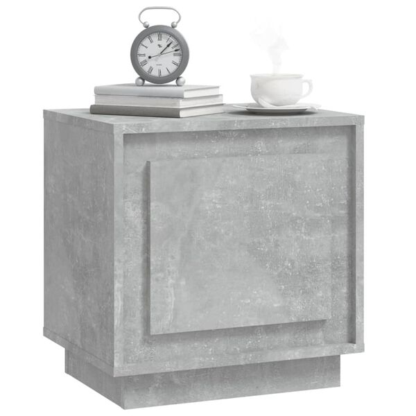 vidaXL Bedside Cabinets 2 pcs Concrete Grey 44x35x45 cm Engineered Wood
