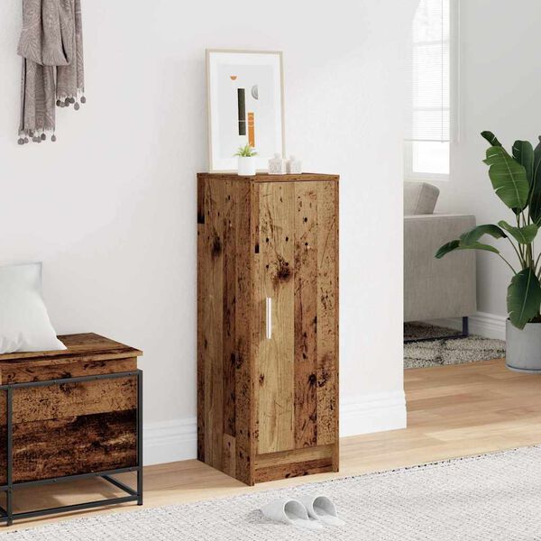 vidaXL Shoe Cabinet Artisan Oak 32x35x92 cm Engineered Wood